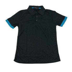 SIIMHWRSS Short Sleeve Polo Shirt Black Various